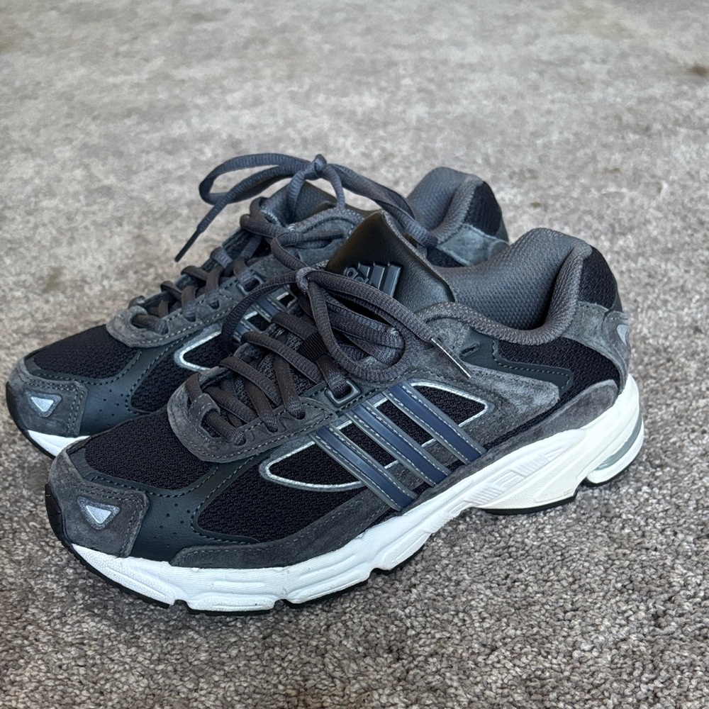 Women’s Adidas Black and Gray Athletic Shoes